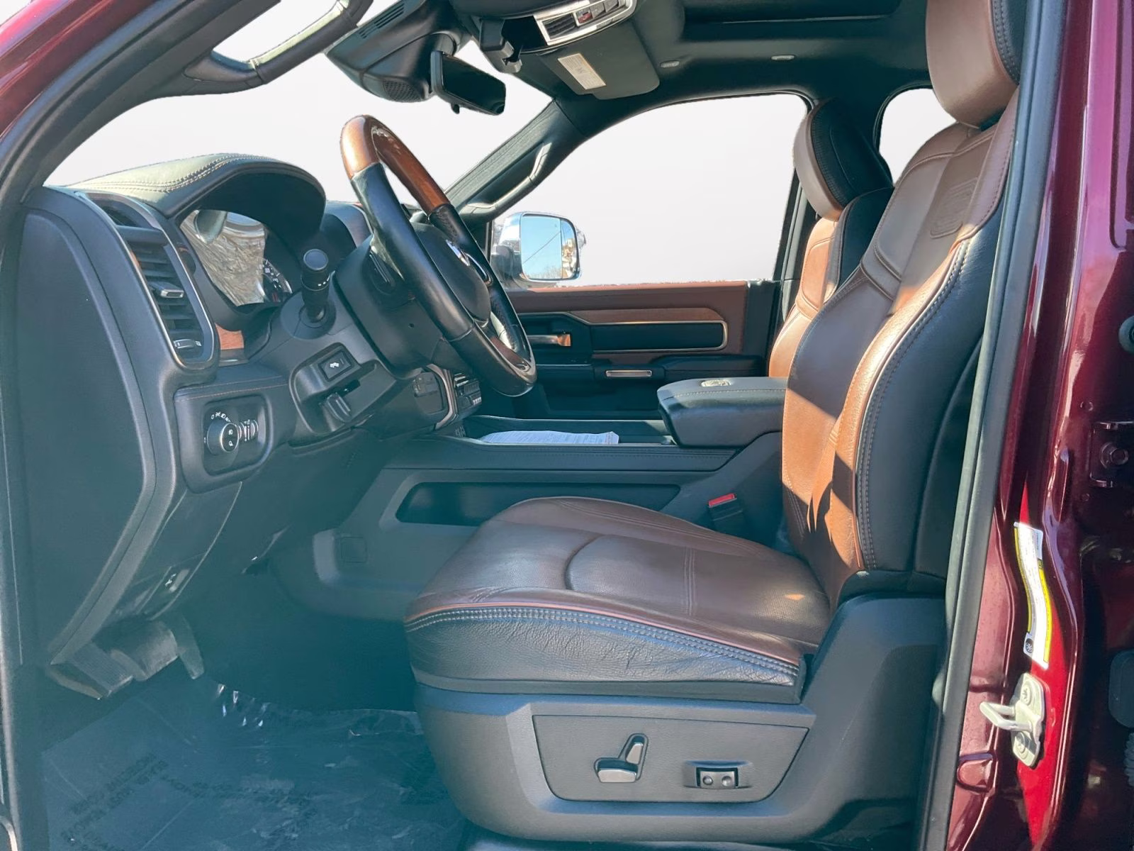 2022 Delmonico Red Pearlcoat Ram 3500 Limited Longhorn 4X4 Truck