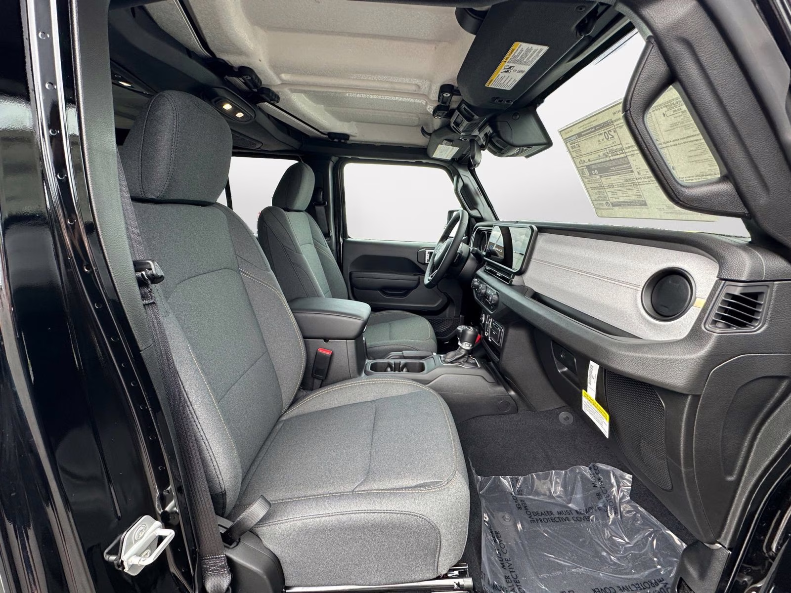 2025 Black Clearcoat Jeep Wrangler Sport S 4X4 SUV