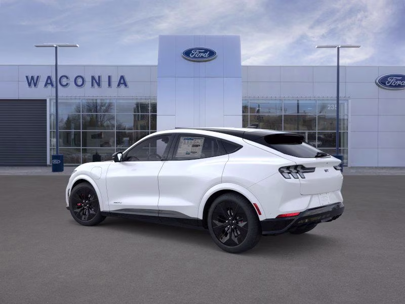 2025 Star White Metallic Tri-Coat Ford Mustang Mach-E GT AWD SUV