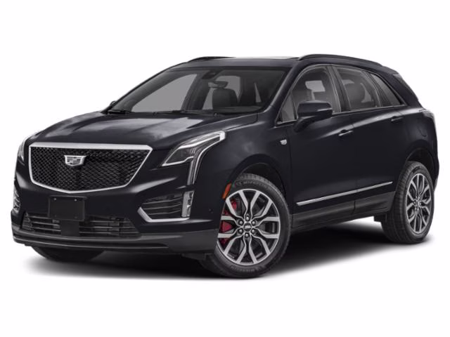 2025 Stellar Black Metallic Cadillac XT5 Sport AWD SUV