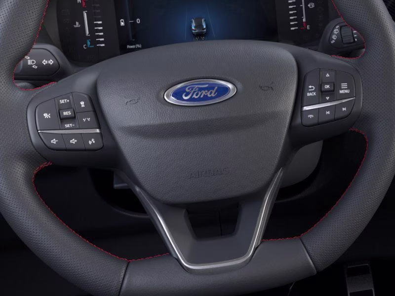 2025 Star White Metallic Tri-Coat Ford Escape Hybrid ST-Line Select AWD SUV
