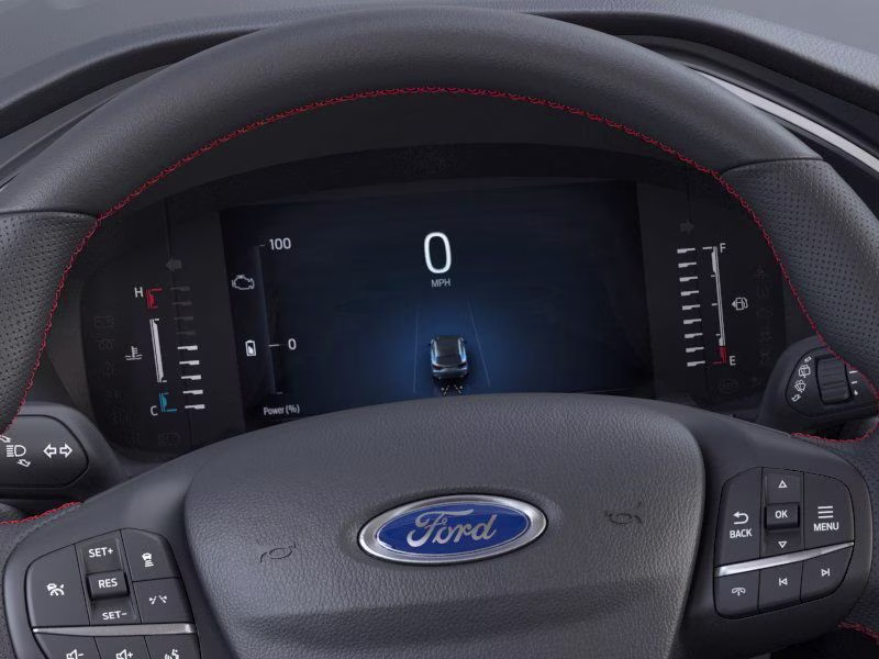 2025 Star White Metallic Tri-Coat Ford Escape Hybrid ST-Line Select AWD SUV