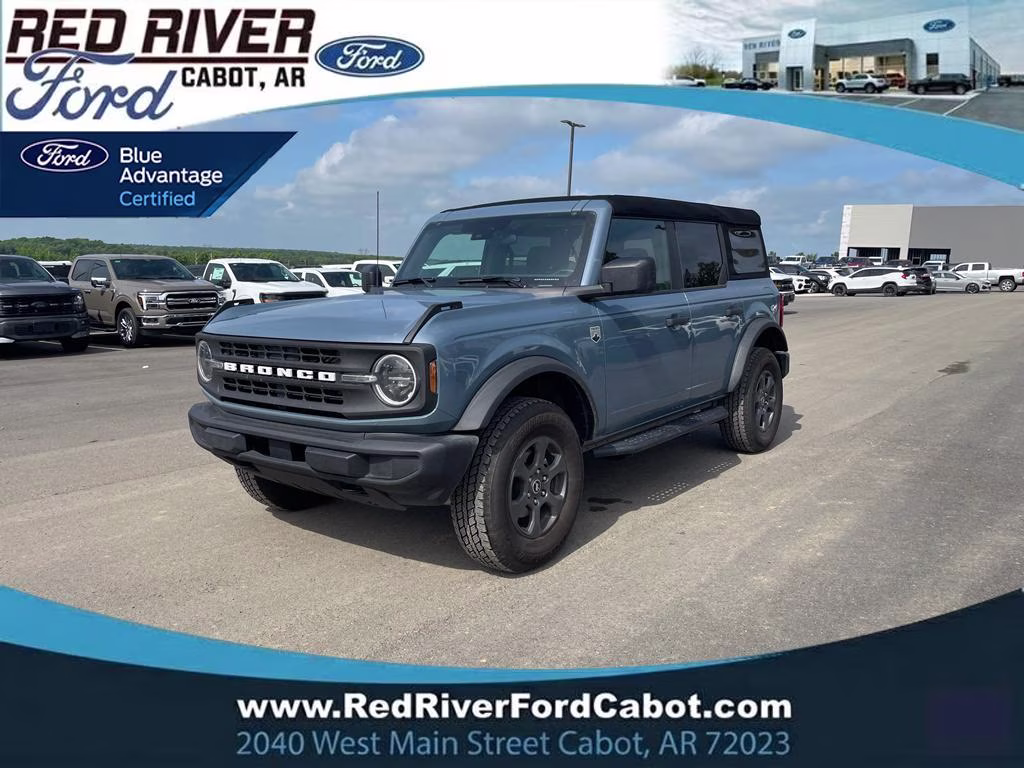 2025 Azure Gray Met Tri-Coat Ford Bronco Big Bend 4X4 SUV