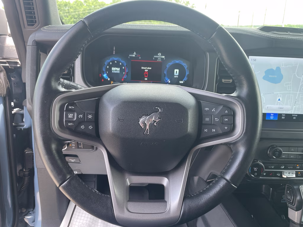 2025 Azure Gray Met Tri-Coat Ford Bronco Badlands 4X4 SUV