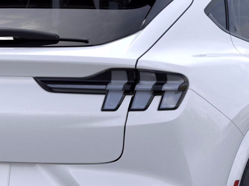 2025 Star White Metallic Tri-Coat Ford Mustang Mach-E Premium AWD SUV