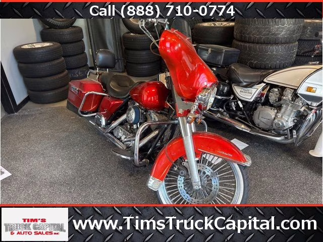 1995 Red Harley-Davidson FLH 1300 Motorcycle