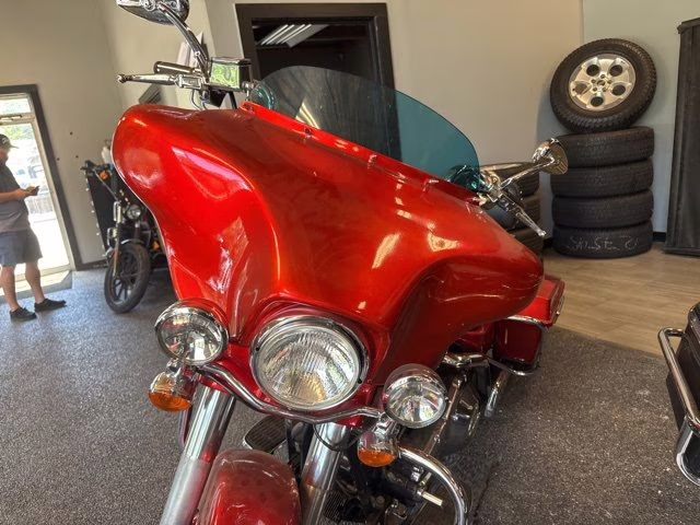 1995 Red Harley-Davidson FLH 1300 Motorcycle