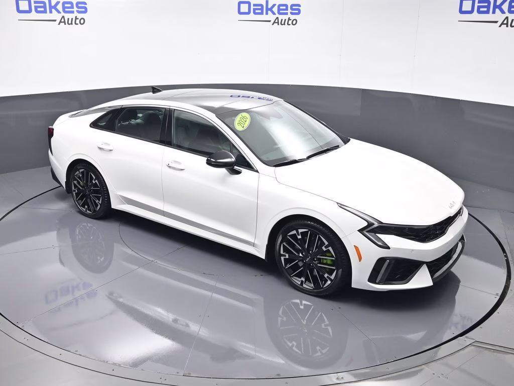 2026 Snow White Pearl Kia K5 GT FWD Sedan