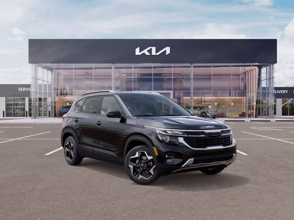 2026 Fusion Black Kia Seltos S FWD SUV