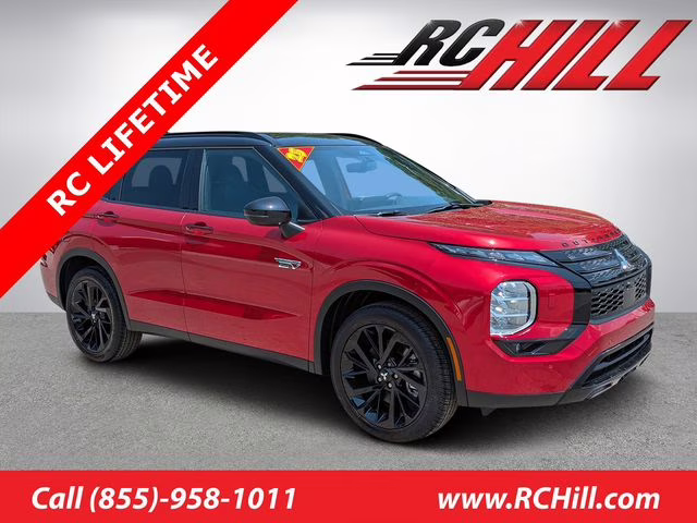 2025 Red Diamond/Black Roof Mitsubishi Outlander PHEV SEL Black Edition 4X4 SUV
