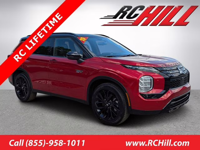 2025 Red Diamond/Black Roof Mitsubishi Outlander PHEV SEL Black Edition 4X4 SUV