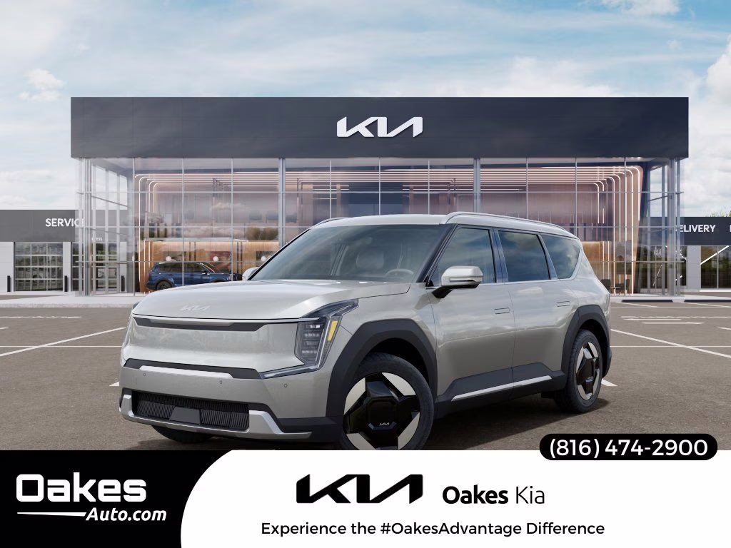 2026 Ivory Silver Kia EV9 Wind AWD SUV
