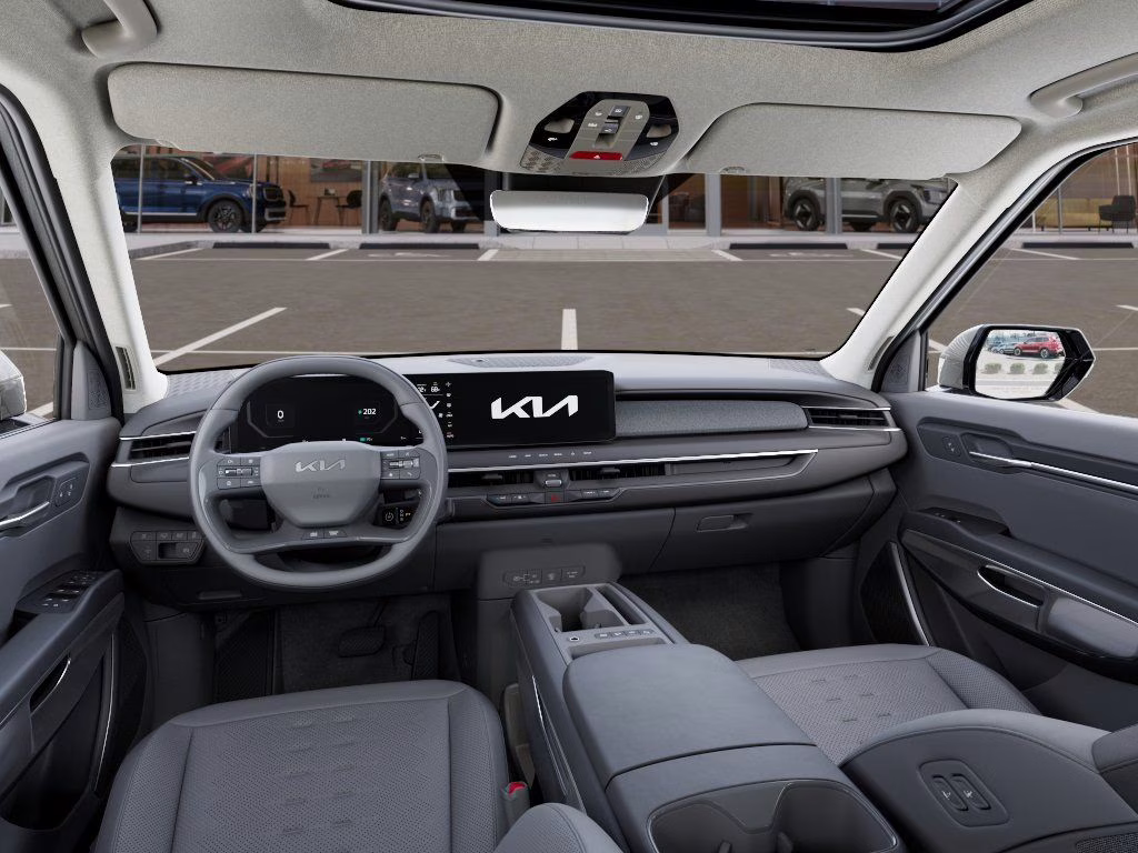 2026 Ivory Silver Kia EV9 Wind AWD SUV
