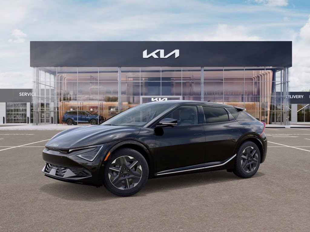 2025 Ebony Black Kia EV6 Light AWD SUV