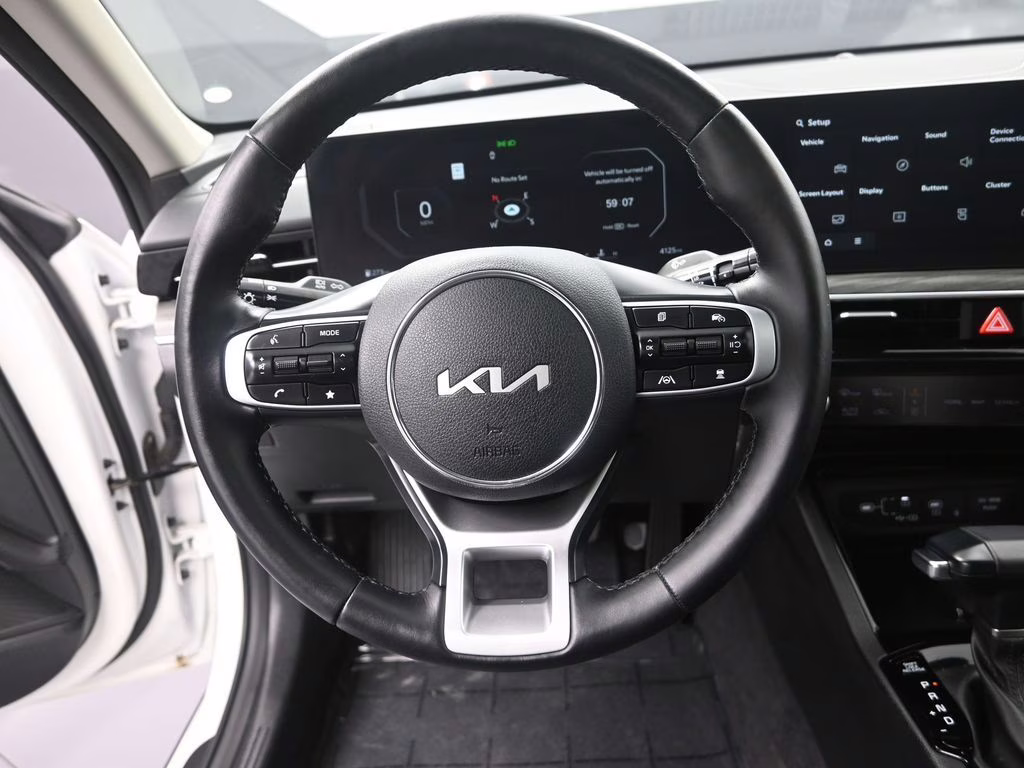 2025 Snow White Pearl Kia K5 EX FWD Sedan