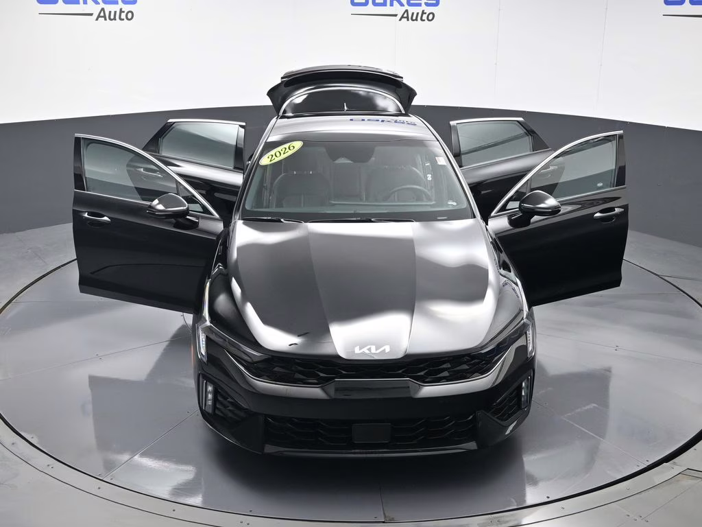2026 Aurora Black Pearl Kia K5 GT FWD Sedan