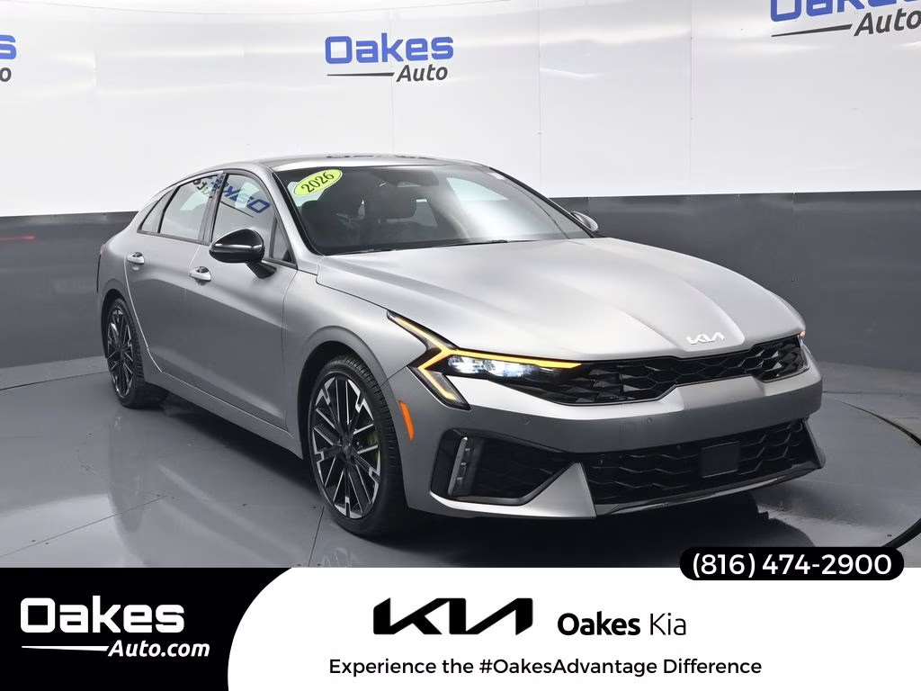 2026 Steel Matte Gray Kia K5 GT FWD Sedan
