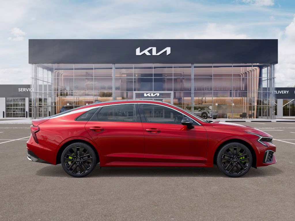 2026 Runway Red Kia K5 GT FWD Sedan