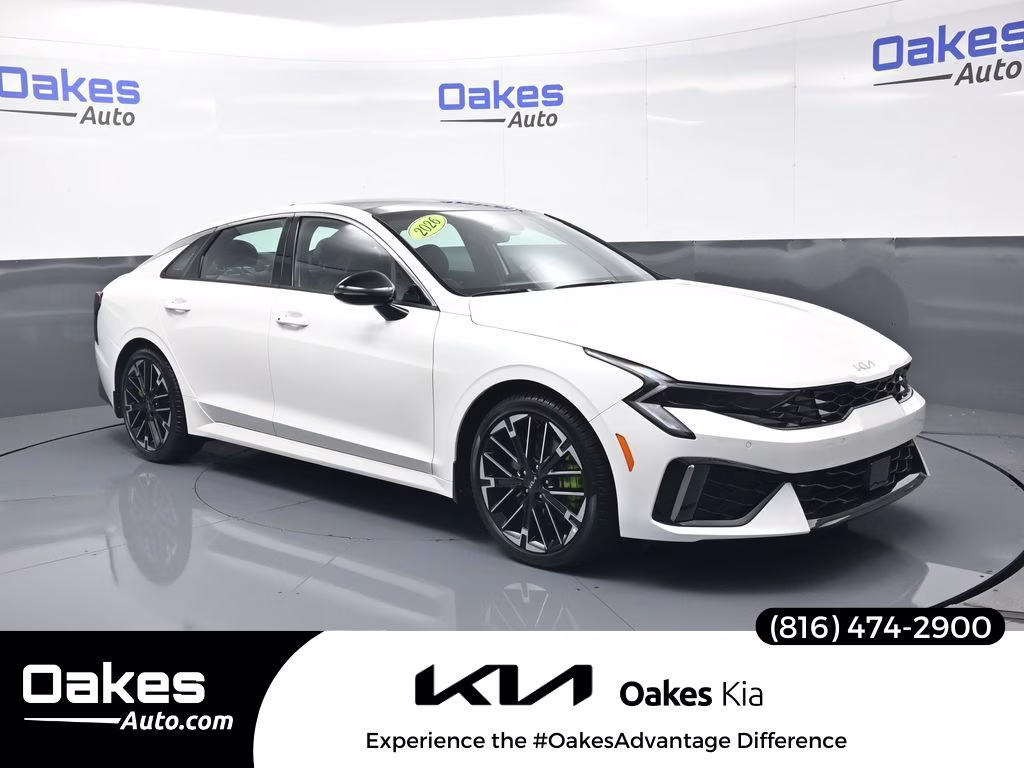2026 Snow White Pearl Kia K5 GT FWD Sedan