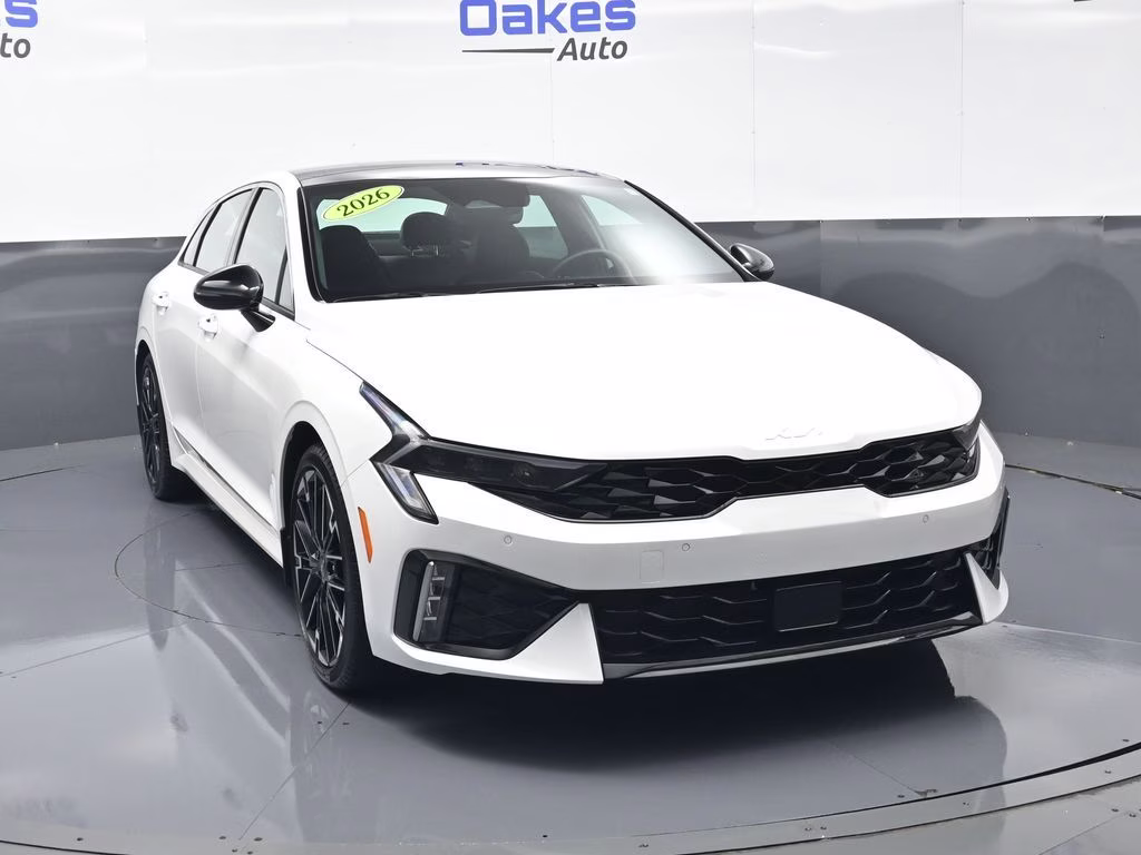 2026 Snow White Pearl Kia K5 GT FWD Sedan