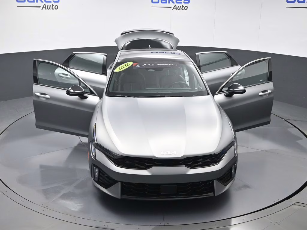 2026 Steel Matte Gray Kia K5 GT FWD Sedan