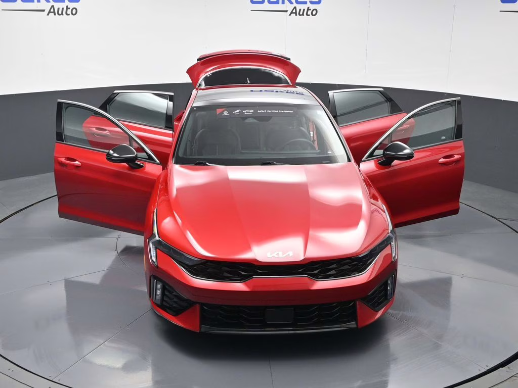 2026 Runway Red Kia K5 GT FWD Sedan