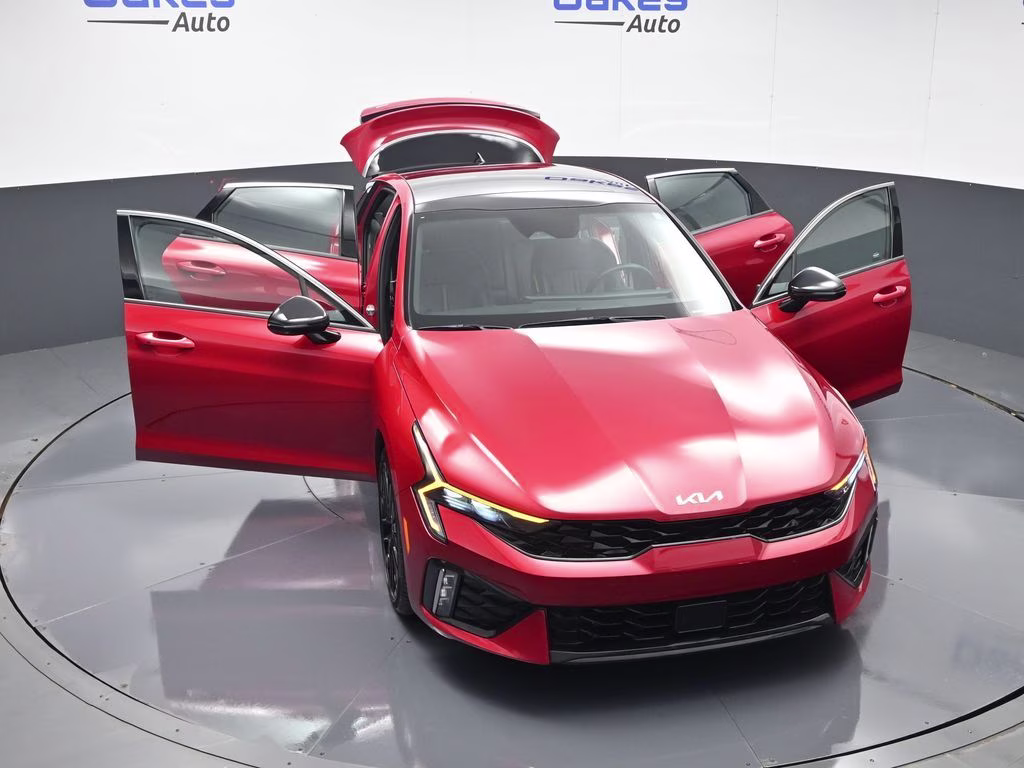 2026 Runway Red Kia K5 GT FWD Sedan
