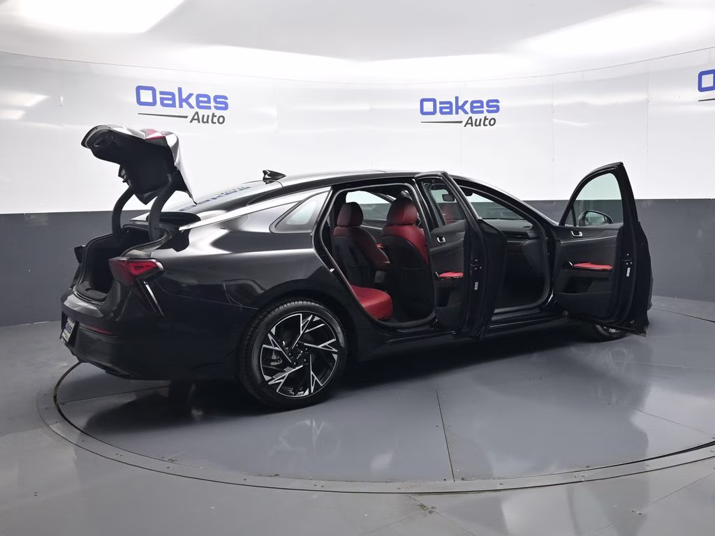 2025 Aurora Black Pearl Kia K5 GT-Line AWD Sedan