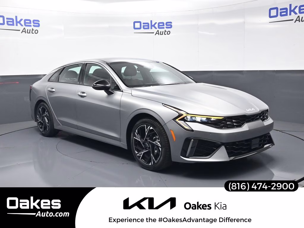 2026 Steel Matte Gray Kia K5 GT-Line AWD Sedan