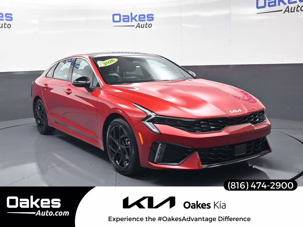 2026 Runway Red Kia K5 GT-Line FWD Sedan