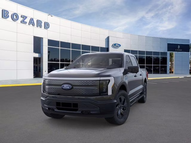 2025 Agate Black Metallic Ford F-150 Lightning Flash AWD Truck