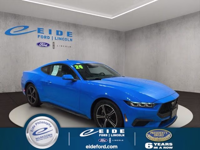 2024 Grabber Blue Metallic Ford Mustang EcoBoost RWD Coupe
