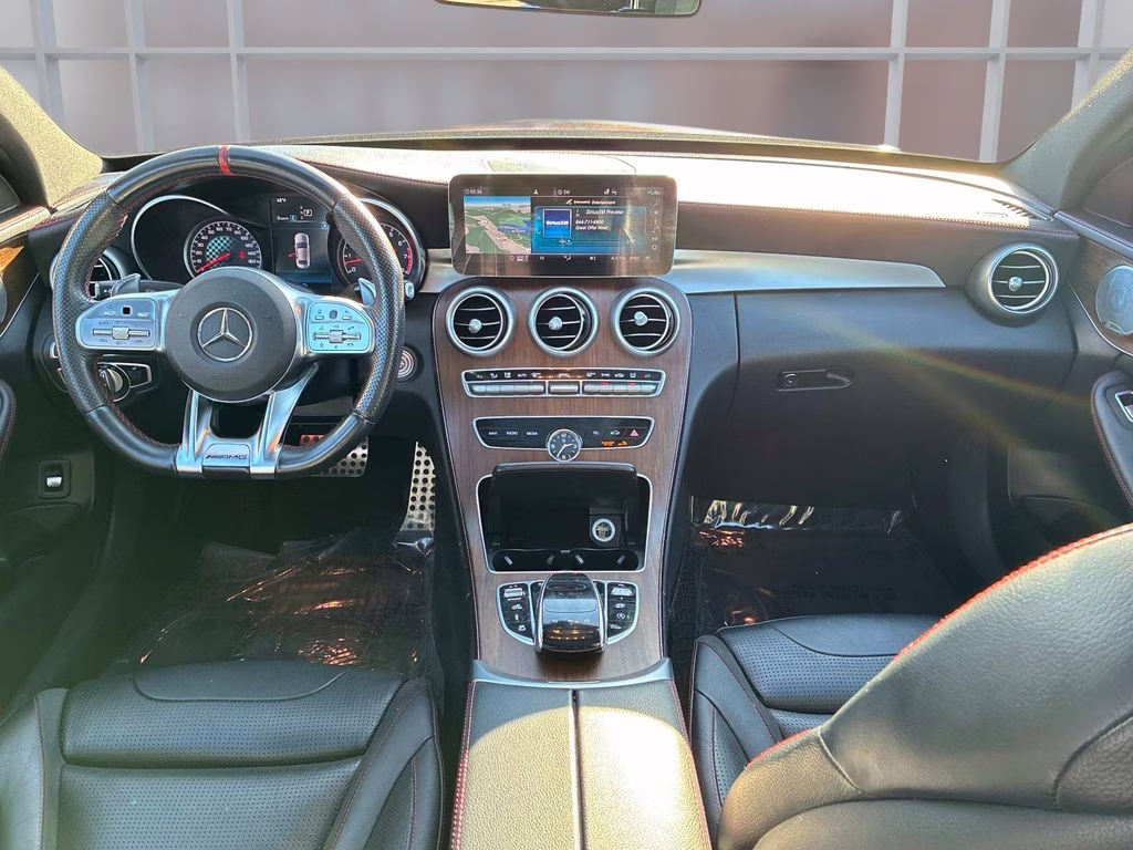 2020 Red Mercedes-Benz C-Class C 43 AMG AWD Sedan