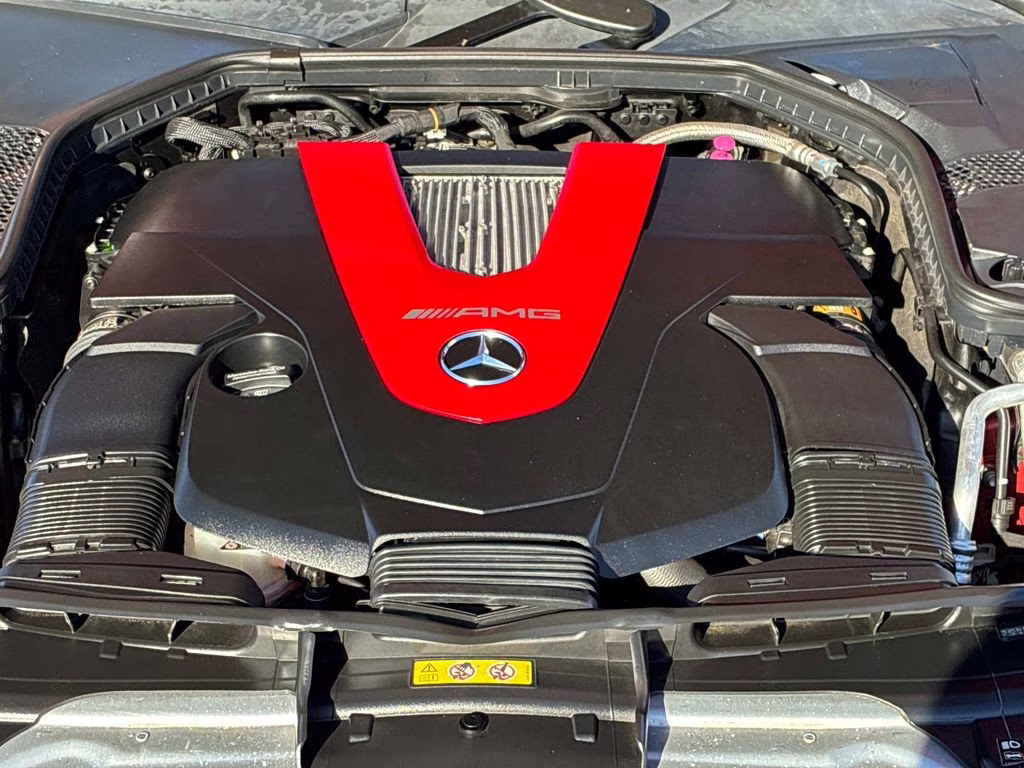 2020 Red Mercedes-Benz C-Class C 43 AMG AWD Sedan