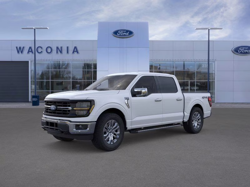 2025 Space White Metallic Ford F-150 XLT 4X4 Truck