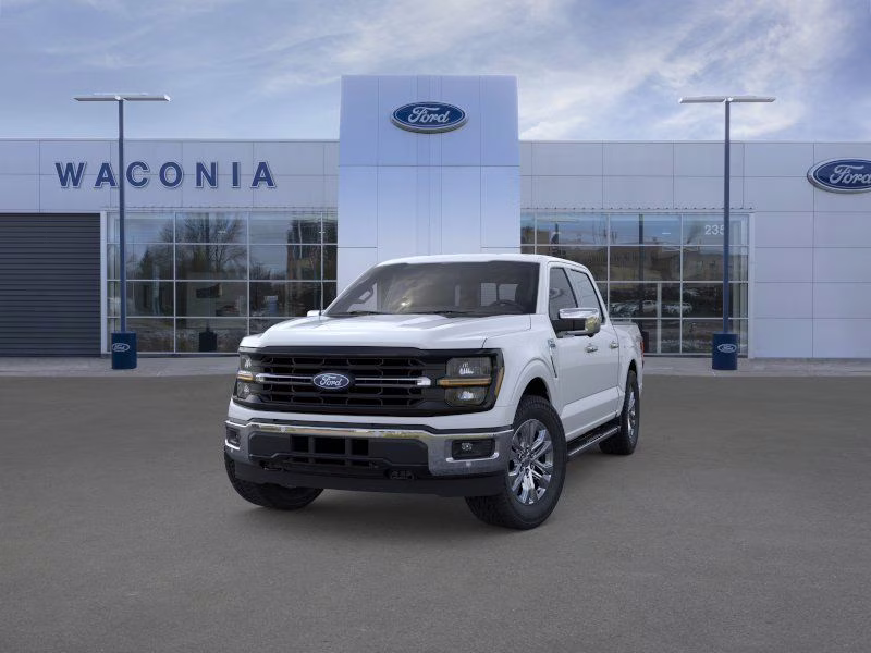 2025 Space White Metallic Ford F-150 XLT 4X4 Truck