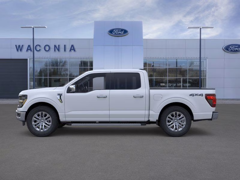 2025 Space White Metallic Ford F-150 XLT 4X4 Truck