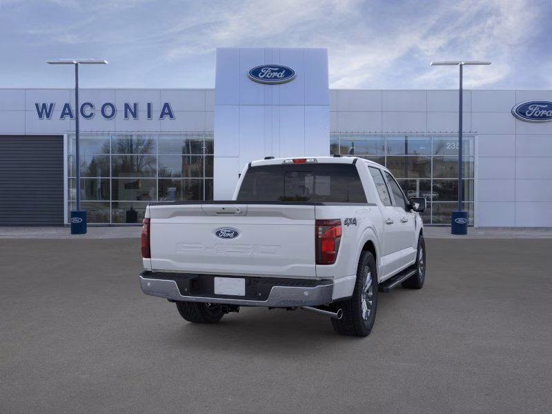 2025 Space White Metallic Ford F-150 XLT 4X4 Truck