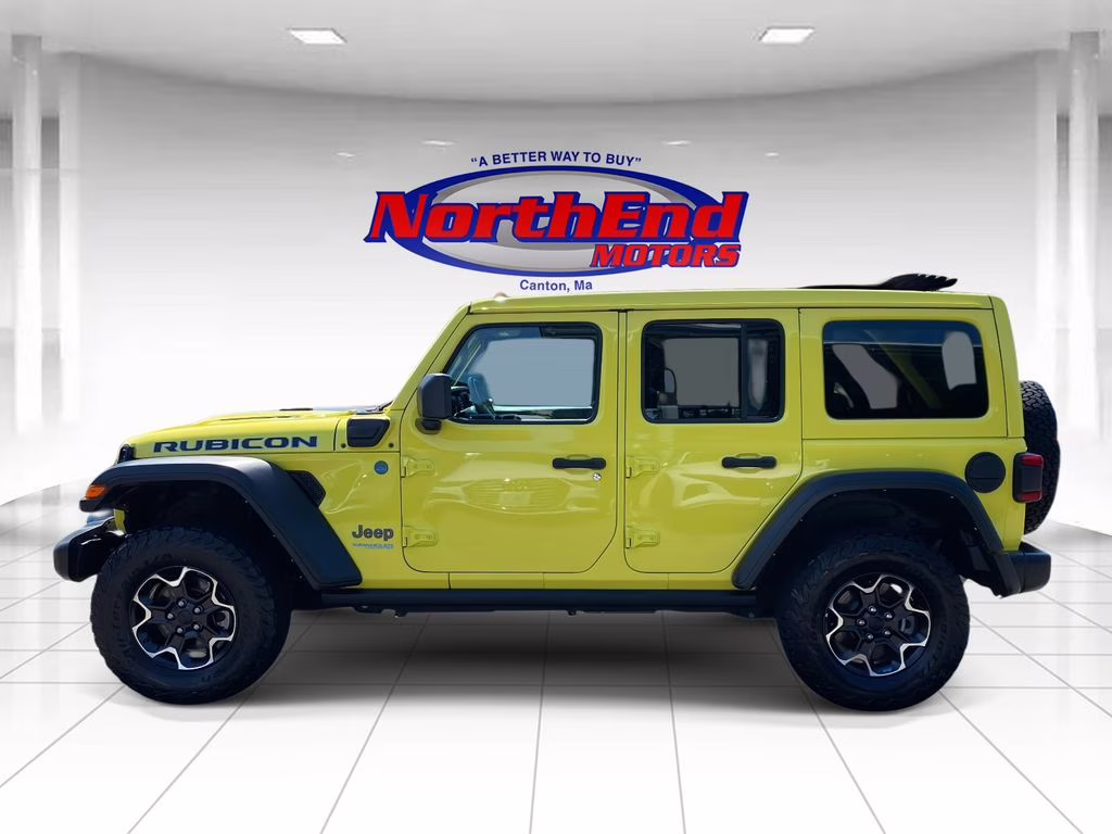 2022 High Velocity Clearcoat Jeep Wrangler Unlimited Rubicon 4xe 4X4 SUV
