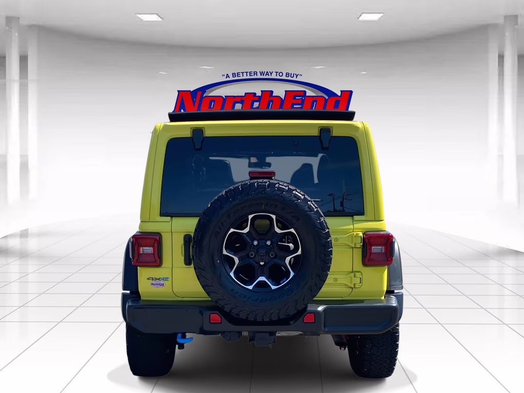 2022 High Velocity Clearcoat Jeep Wrangler Unlimited Rubicon 4xe 4X4 SUV