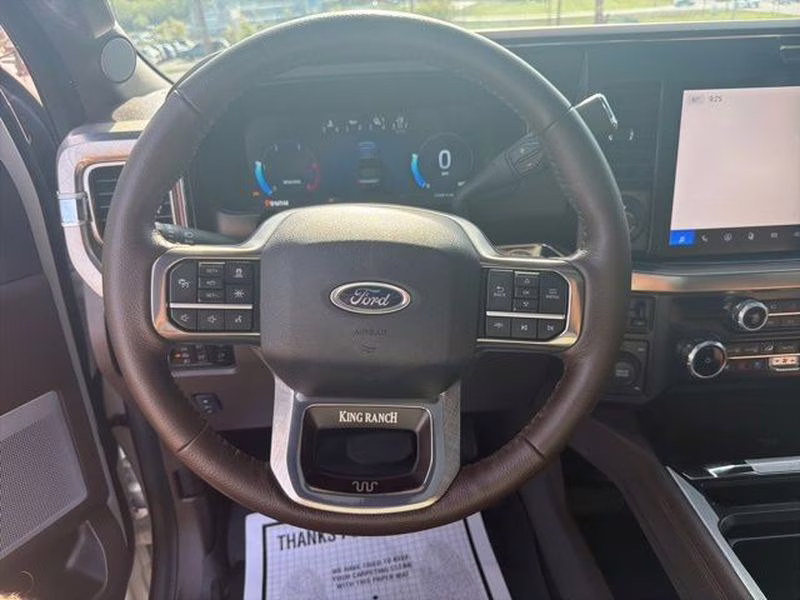 2025 Star White Metallic Tri-Coat Ford Super Duty F-350 SRW King Ranch 4X4 Truck