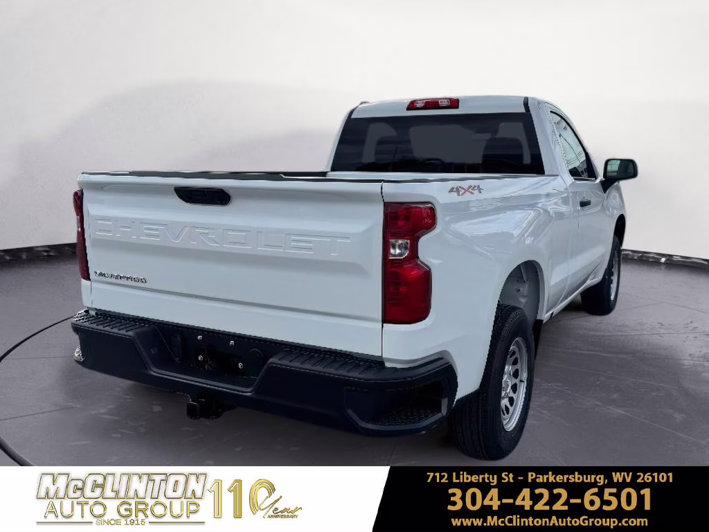 2026 Summit White Chevrolet Silverado Work Truck 4X4 Truck