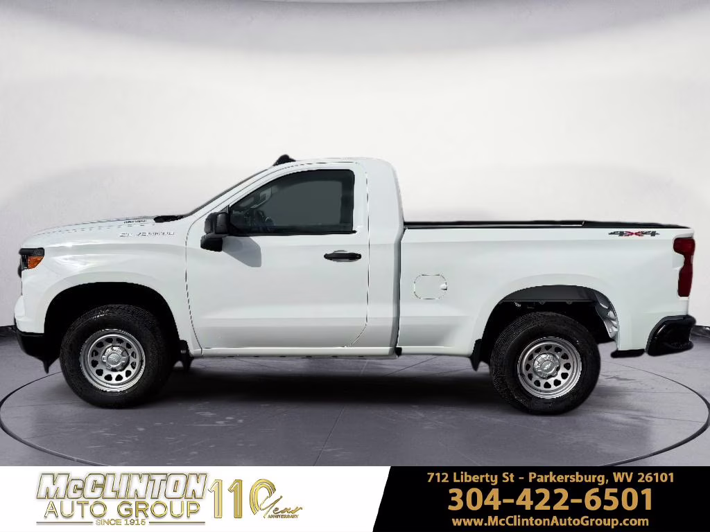 2026 Summit White Chevrolet Silverado Work Truck 4X4 Truck