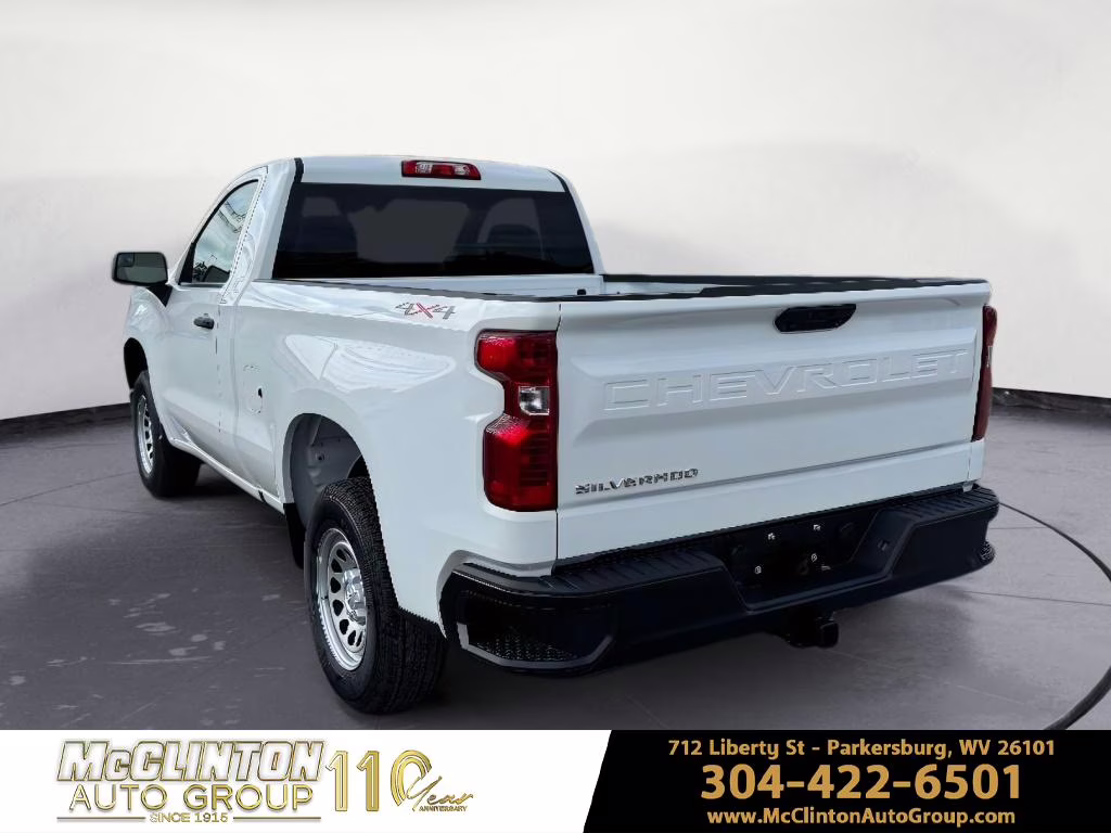 2026 Summit White Chevrolet Silverado Work Truck 4X4 Truck