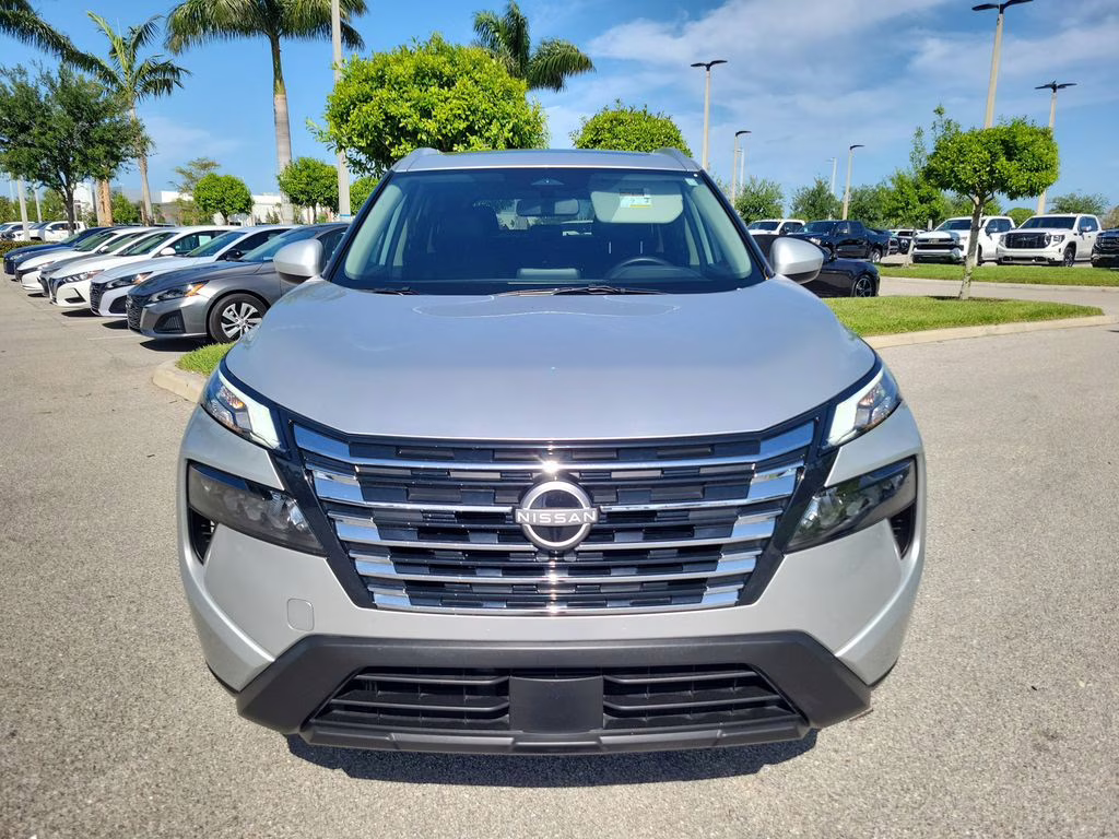 2025 Brilliant Silver Metallic Nissan Rogue SV FWD SUV