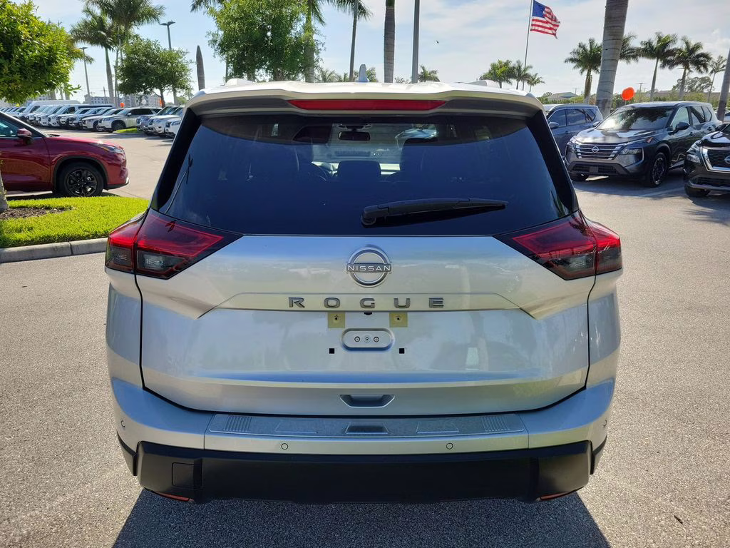 2025 Brilliant Silver Metallic Nissan Rogue SV FWD SUV