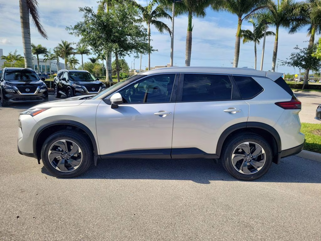 2025 Brilliant Silver Metallic Nissan Rogue SV FWD SUV