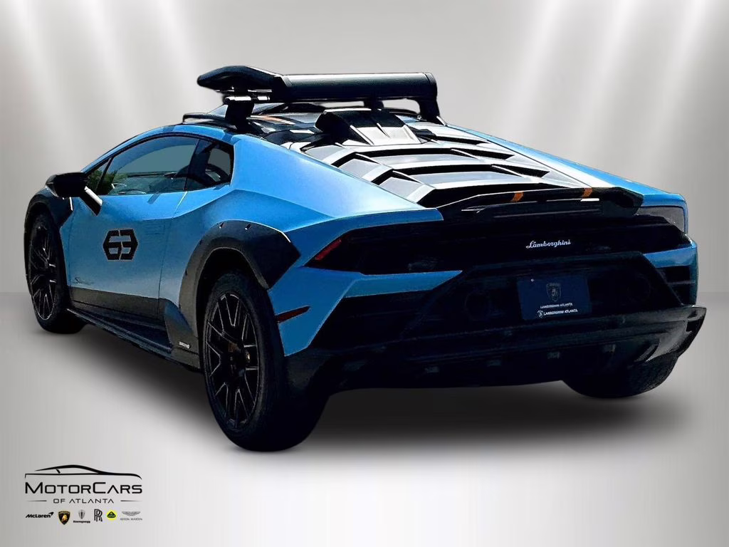 2024 Blue Lamborghini Huracan Sterrato Alpha build 464,887 MSRP AWD Coupe