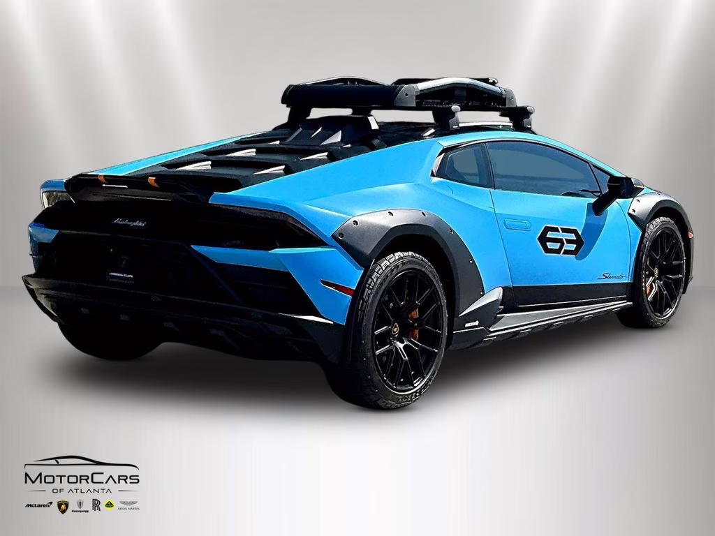 2024 Blue Lamborghini Huracan Sterrato Alpha build 464,887 MSRP AWD Coupe