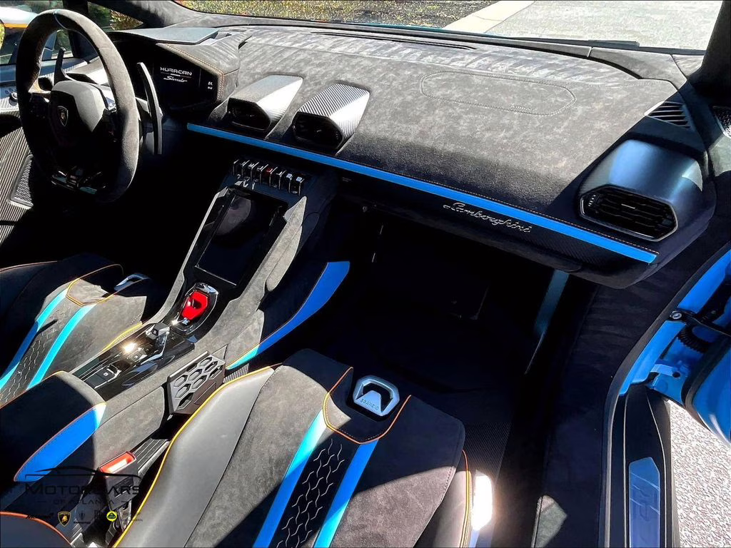 2024 Blue Lamborghini Huracan Sterrato Alpha build 464,887 MSRP AWD Coupe